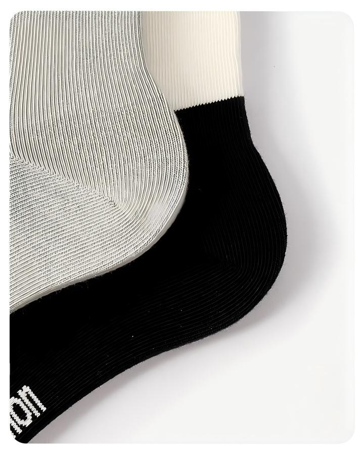 Japanese Playful Panda Cotton Crew Socks (Set of 5)