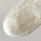 Minimalist Ivory Crystal Silk Ankle Socks - 10-Pair Milk White Gift Set
