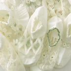 Japanese Sweet Crystal Silk No-Show Socks - 8-Pair Lace Ruffle Gift Set