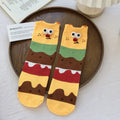 Kawaii 3D Googly Eyes Fast Food Crew Socks (Set of 5)
