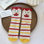 Kawaii 3D Googly Eyes Fast Food Crew Socks (Set of 5)