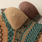 Vintage Fair Isle Geometric Combed Cotton Crew Socks