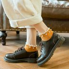 Vintage Pearl Beaded Lace Frill Ankle Socks