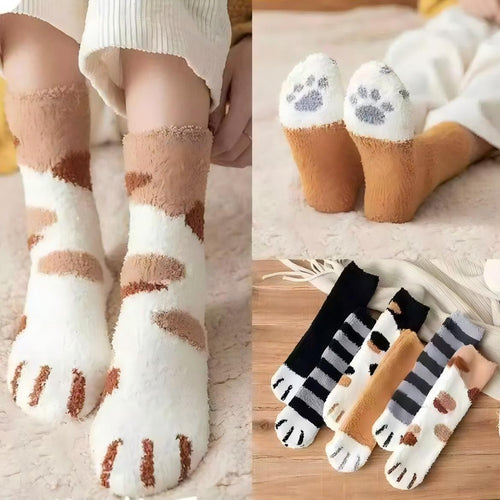 Cat Paw Sleep Socks Gift Box