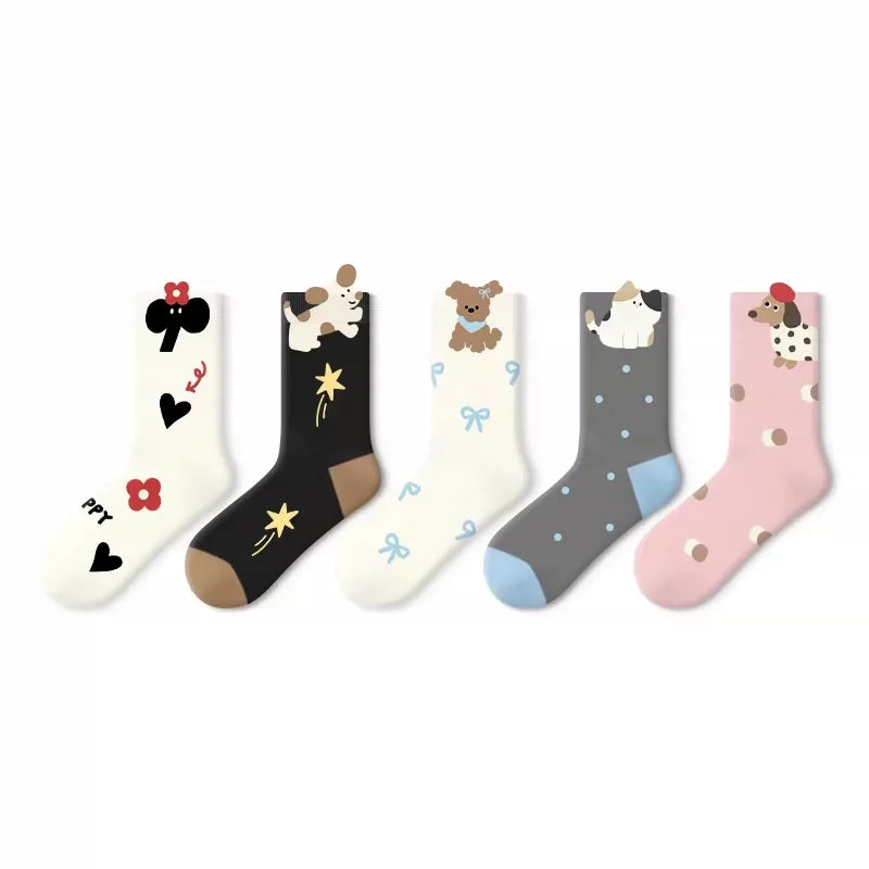 Cozy Days Mix & Match Crew Socks