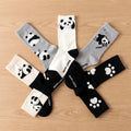 Japanese Playful Panda Cotton Crew Socks (Set of 5)