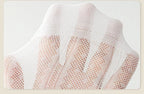 Retro Double Stripe Short Crew Socks - Minimalist Ribbed Cotton Blend