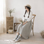 Vintage Floral Ruffle Lace Socks