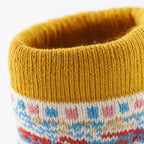 Bohemian Geometric Cotton Ankle Socks (Set of 3)