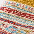 Bohemian Geometric Cotton Ankle Socks (Set of 3)