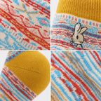 Bohemian Geometric Cotton Ankle Socks (Set of 3)
